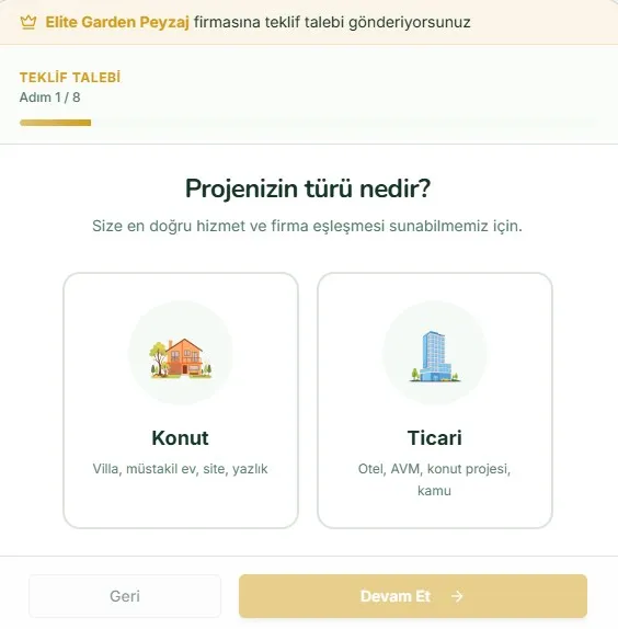 peyzaj firmalarından fiyat teklifi al