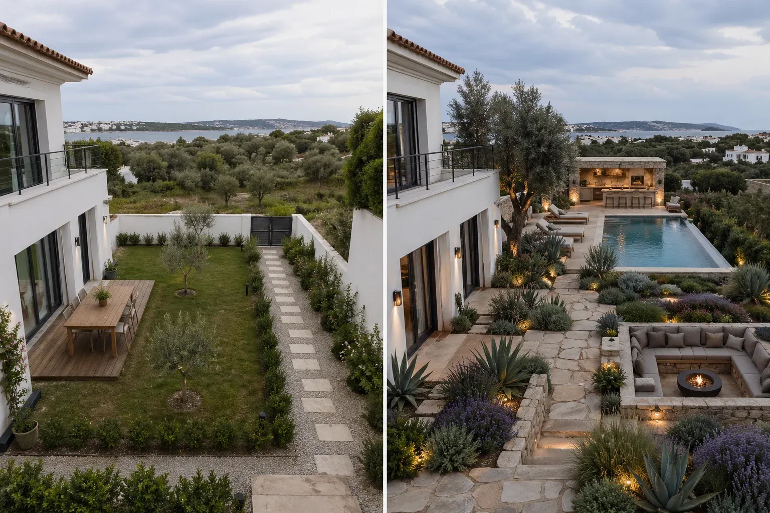 izmir villa peyzajı